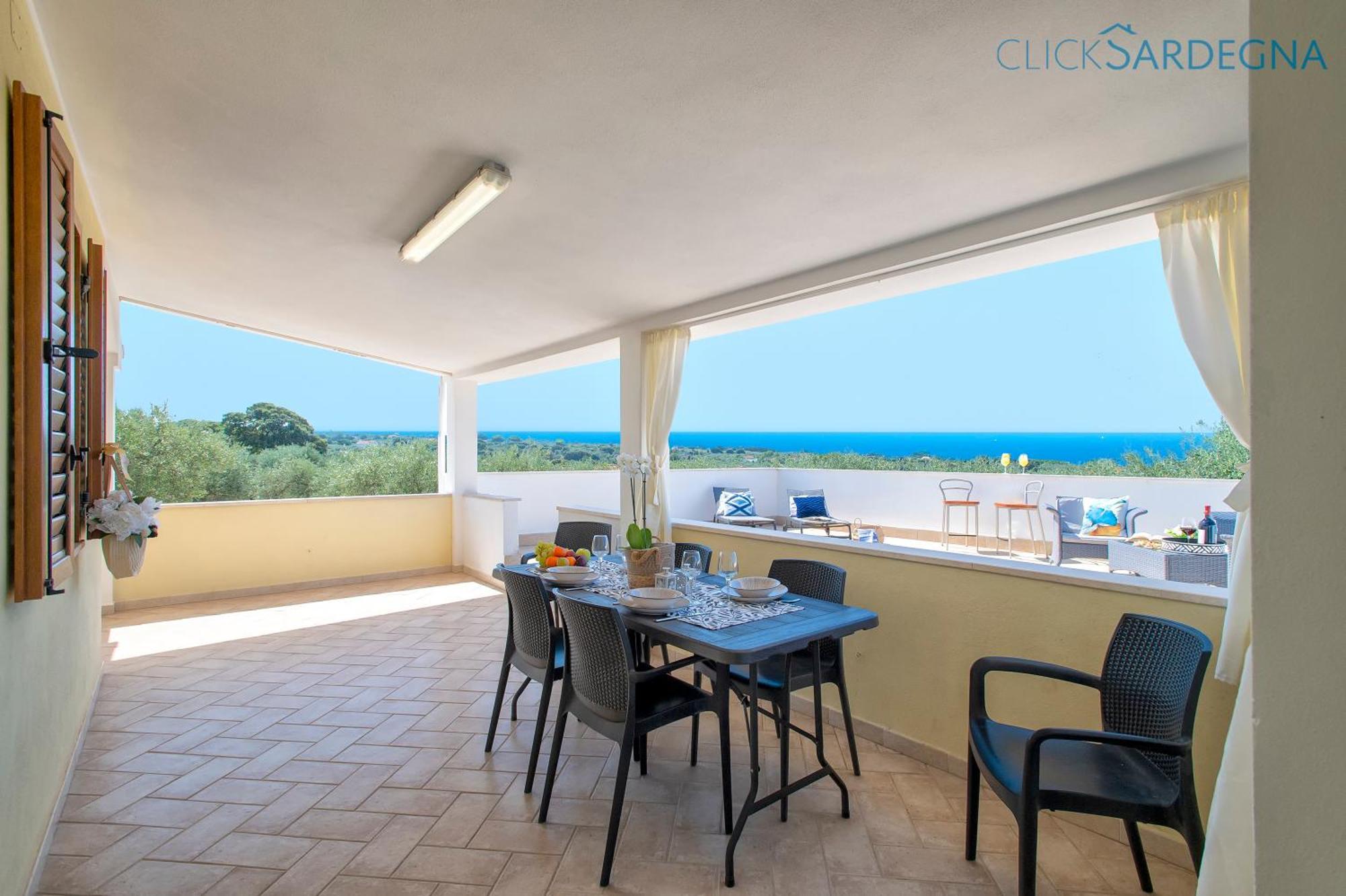 Casa Sant'Anna In Villa Brionis Con Grande Veranda Vista Mare Альгеро Экстерьер фото