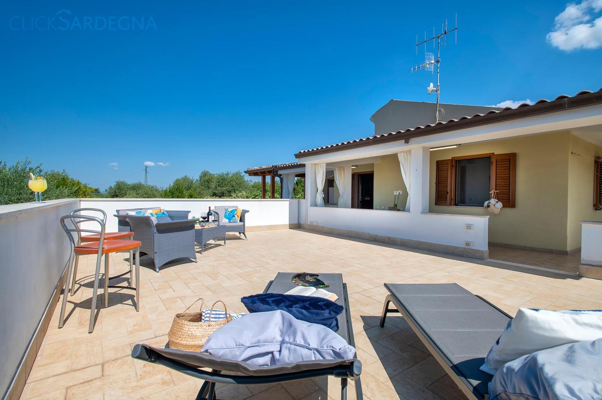 Casa Sant'Anna In Villa Brionis Con Grande Veranda Vista Mare Альгеро Экстерьер фото
