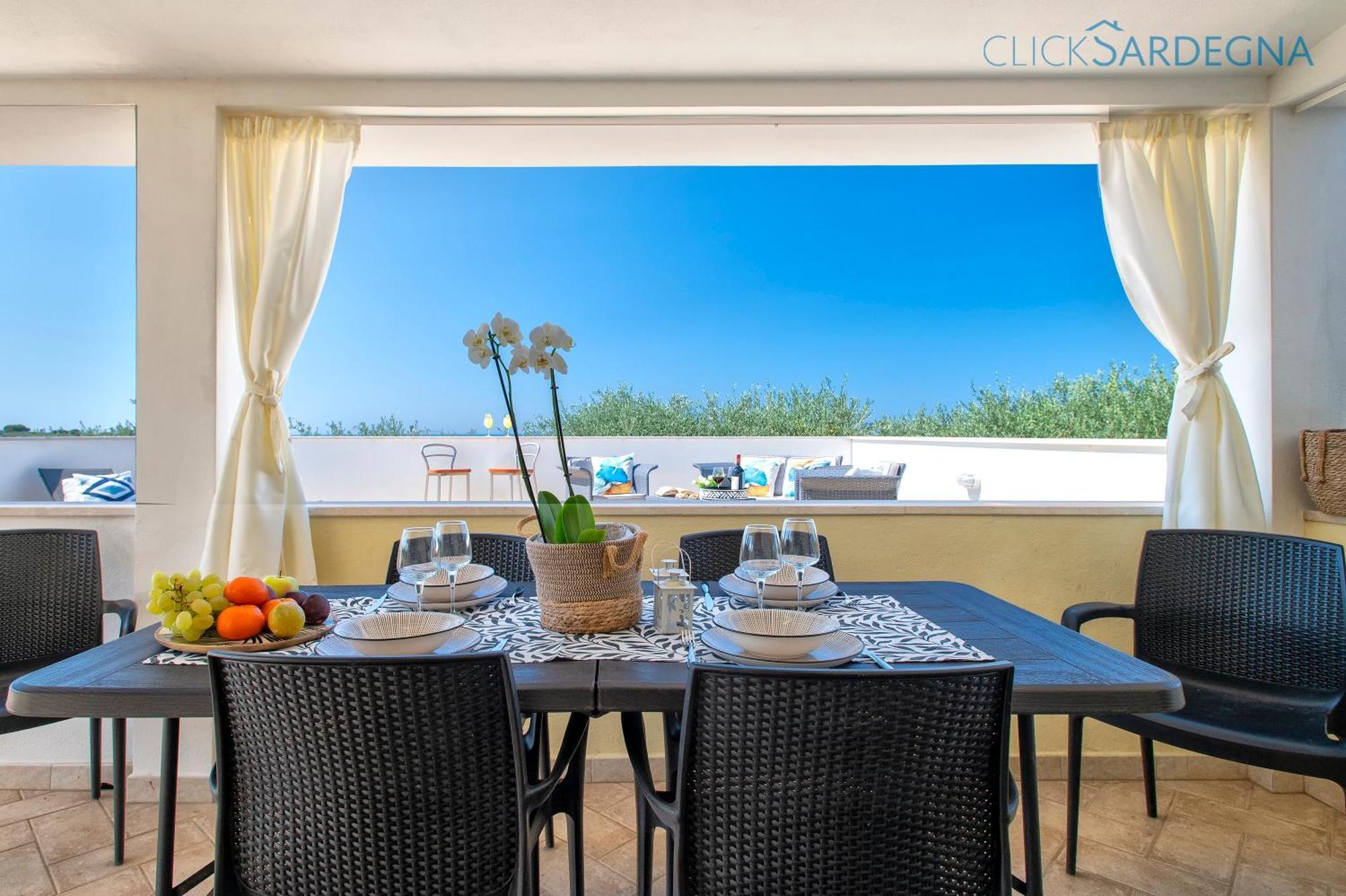 Casa Sant'Anna In Villa Brionis Con Grande Veranda Vista Mare Альгеро Экстерьер фото
