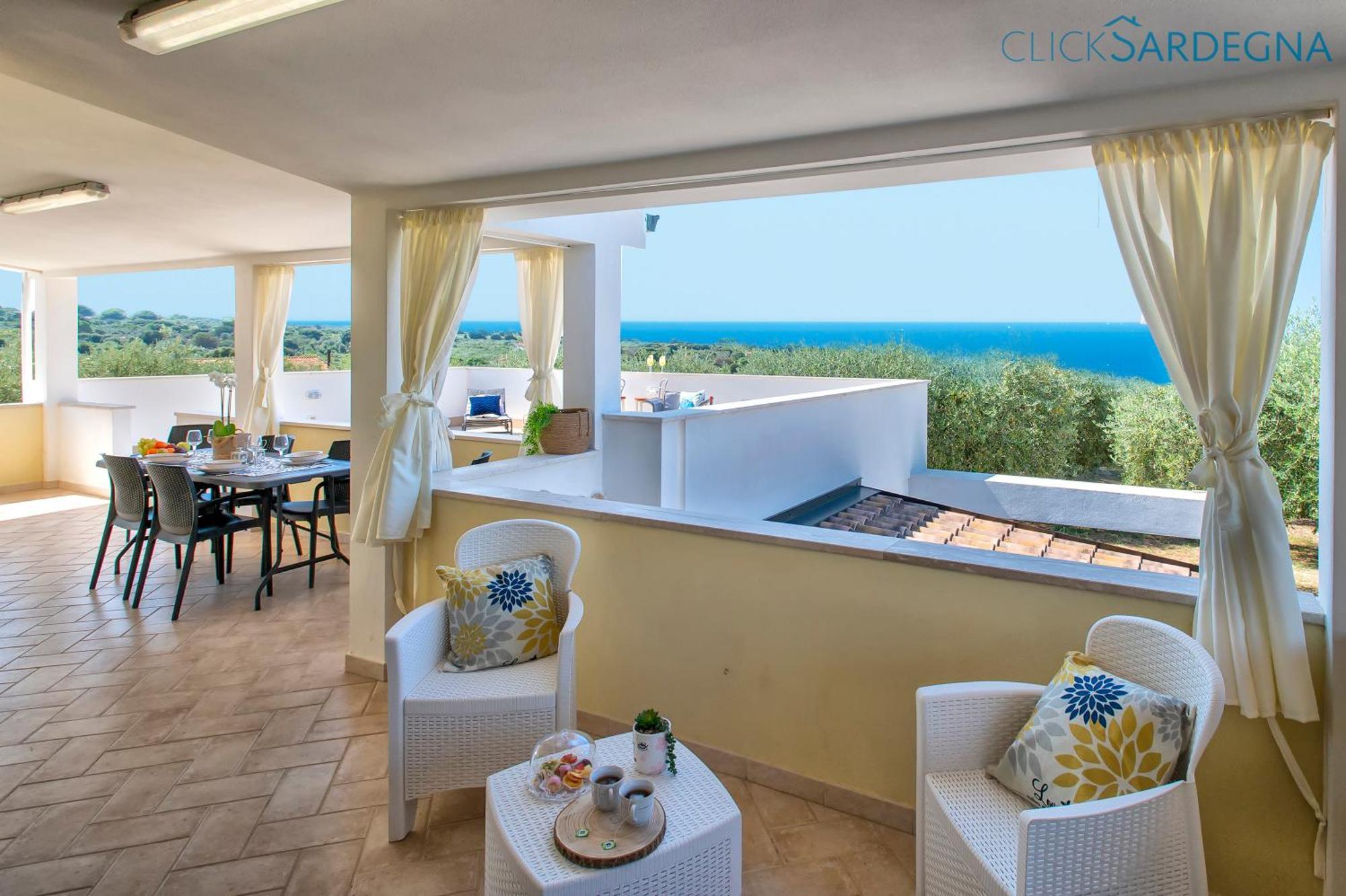 Casa Sant'Anna In Villa Brionis Con Grande Veranda Vista Mare Альгеро Экстерьер фото